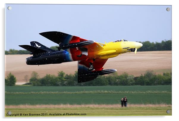 Hawker Hunter Miss Demeanour Acrylic by Oxon Images
