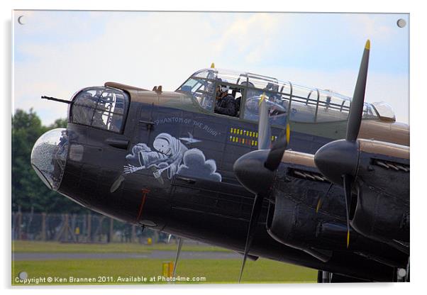 Lancaster Phantom of The Ruhr Acrylic by Oxon Images