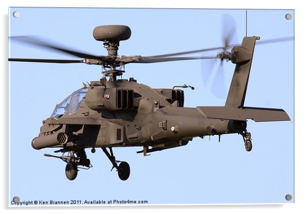 AH64 Apache Longbow Acrylic by Oxon Images