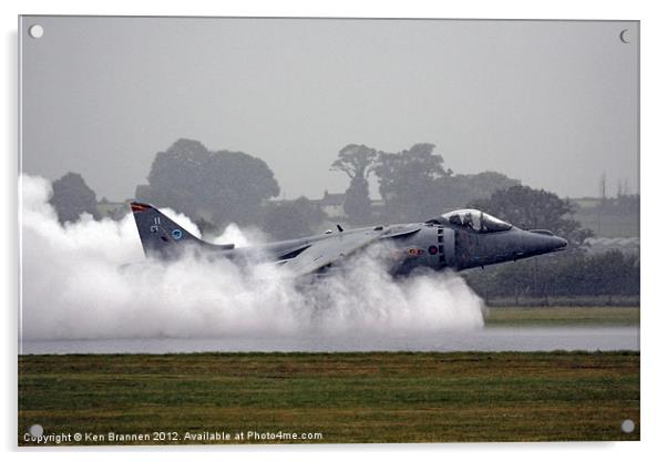 Stormy Harrier GR9 Acrylic by Oxon Images