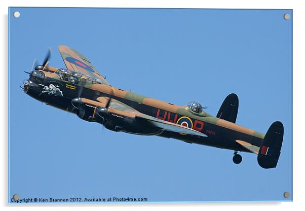 BBMF Lancaster Bomber at Duxford Acrylic by Oxon Images