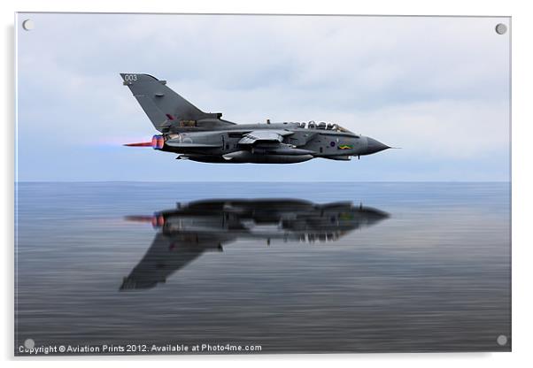 Marham Tornado GR4 Reflections Acrylic by Oxon Images