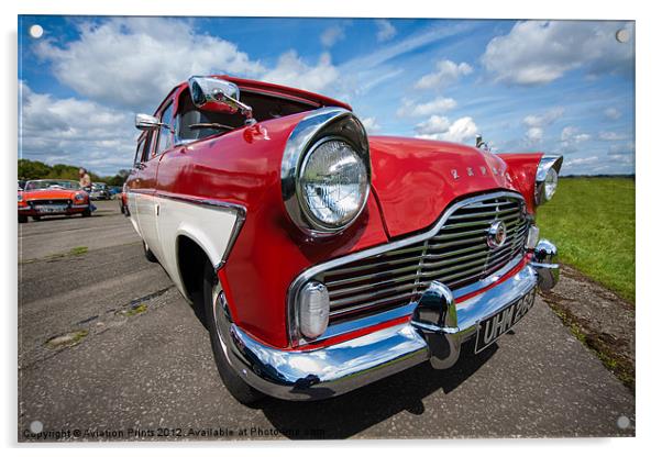 Ford Zephyr Mk2 Acrylic by Oxon Images