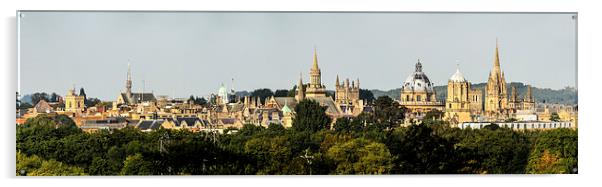 Oxford Panorama 2 Acrylic by Oxon Images