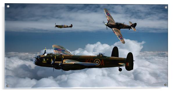 BBMF formation Acrylic by Oxon Images