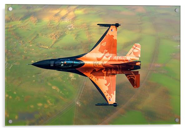 Dutch F16 RNLAF Acrylic by Oxon Images