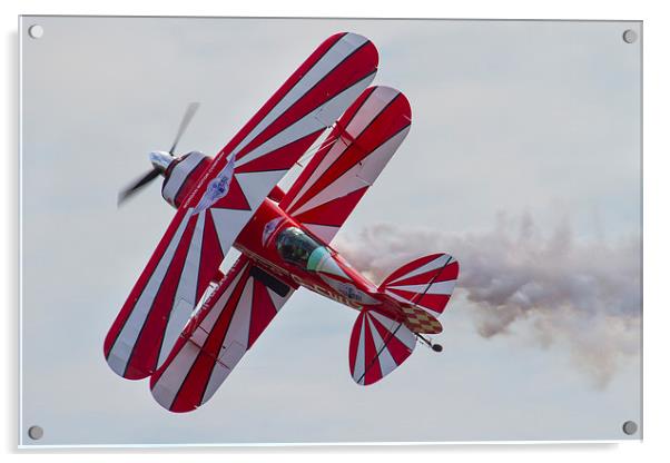 Pitts Special knife edge pass Acrylic by Oxon Images