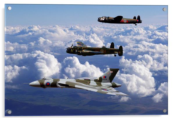  Avro Sisters 2 Acrylic by Oxon Images