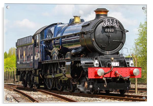  Steam Train King Edward II 2 Acrylic by Oxon Images