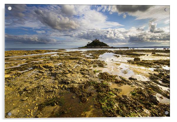 St Michaels Mount Acrylic by Oxon Images