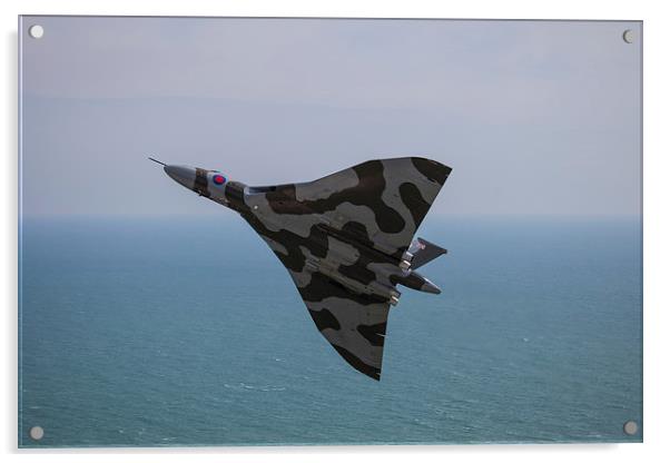 Vulcan last flights at Eastbourne  Acrylic by Oxon Images