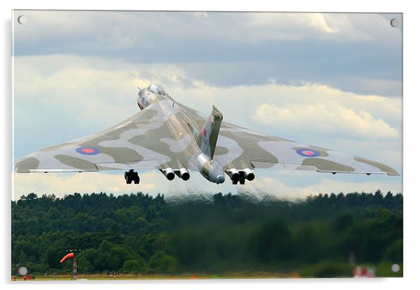 XH558 Avro Vulcan Bomber Acrylic by Oxon Images