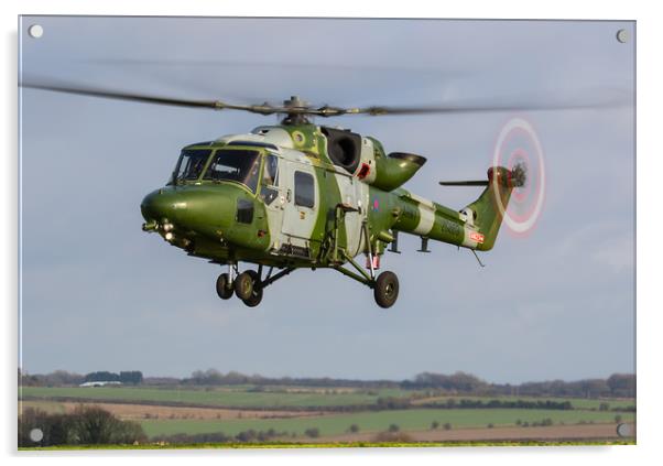 Lynx Mk9 training flight Acrylic by Oxon Images