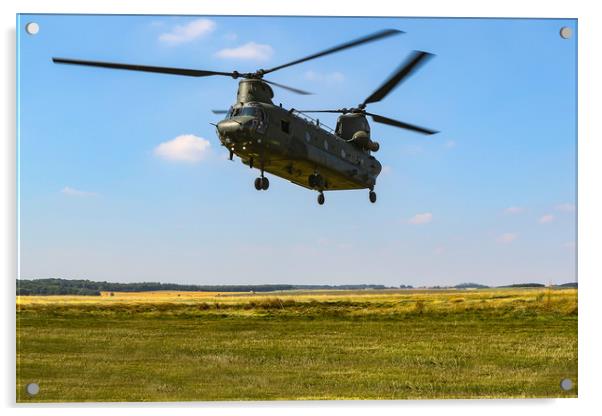 Chinook training sortie Acrylic by Oxon Images