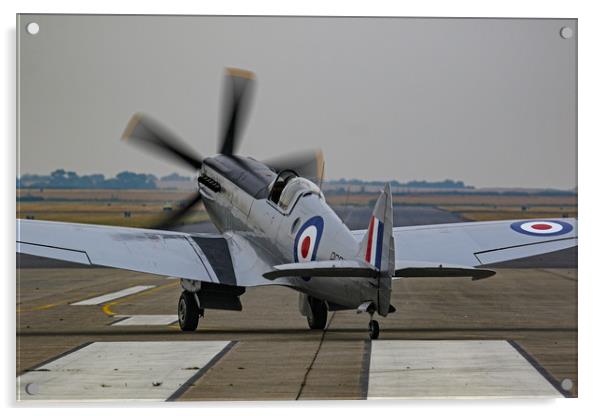 BBMF Spitfire PS915 Acrylic by Oxon Images