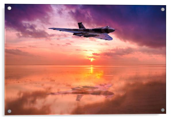 Vulcan Dawn Colour Acrylic by Oxon Images