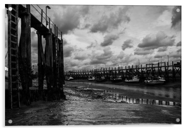 Rye Harbour East Sussex Acrylic by Oxon Images