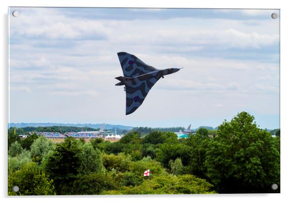 Vulcan Bomber EPIC take off RIAT 2015 Acrylic by Oxon Images