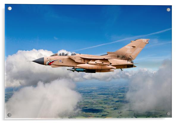Desert Storm Tornado GR4 Pinky Acrylic by Oxon Images