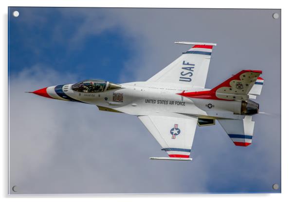USAF Thunderbirds display Acrylic by Oxon Images