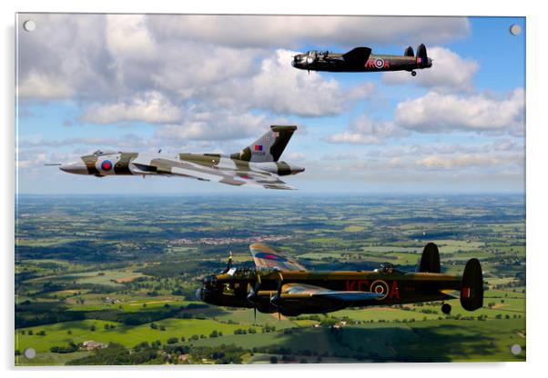 Avro Trio 2 Acrylic by Oxon Images