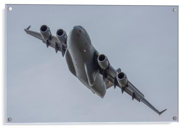 USAF C17 RIAT Acrylic by Oxon Images