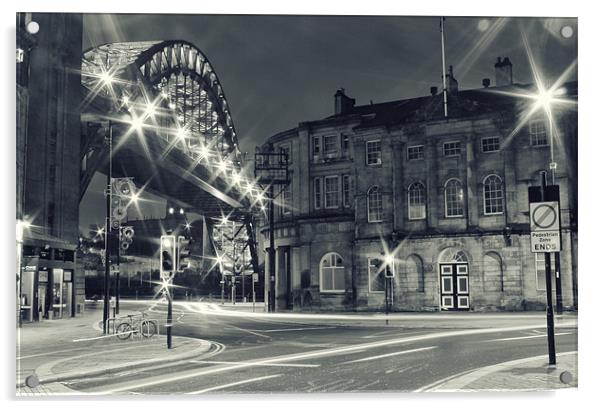 Doon The Quayside Acrylic by Toon Photography