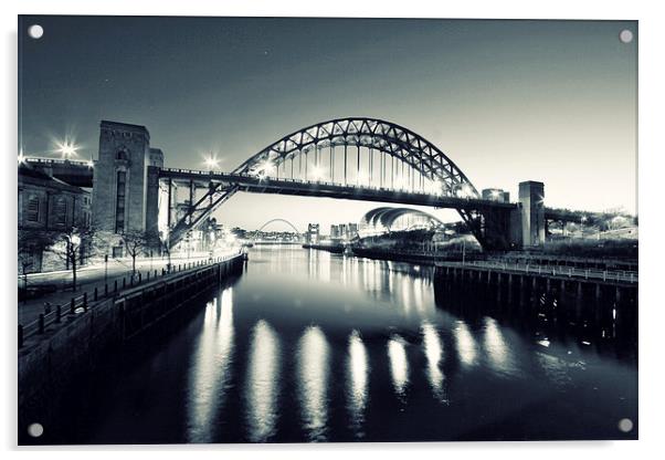  Before the Sunrise, The Tyne Acrylic by Toon Photography