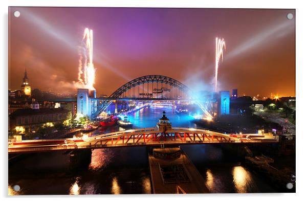  Great North Run Celebrations Acrylic by Toon Photography