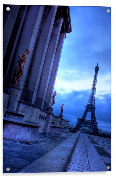 Eiffel Tower, Palais De Chaillot Acrylic by Toon Photography
