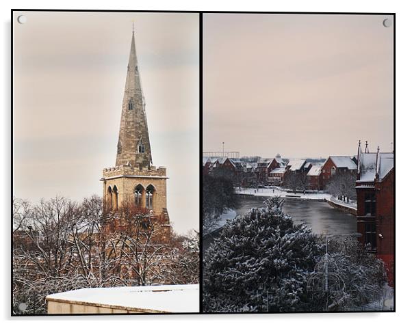 Views of Bedford Acrylic by Johanna Garlike