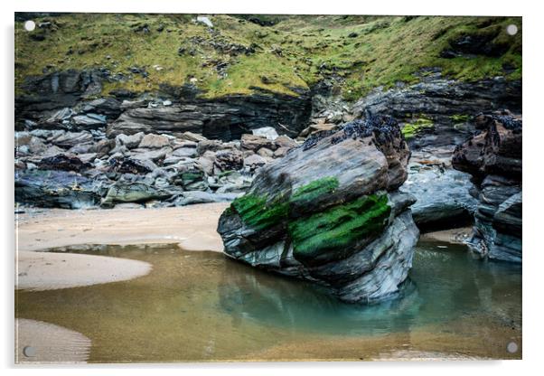 Tidal Pool Acrylic by David Wilkins