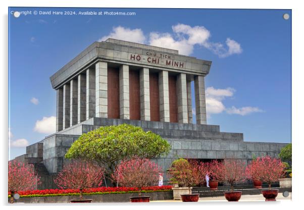 Ho Chi Minh Mausoleum Acrylic by David Hare