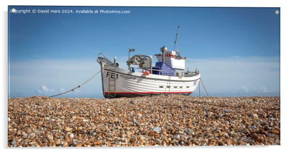 Fishing Boat Acrylic by David Hare