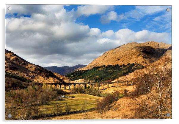 Glenfinnan Viaduct Acrylic by David Hare
