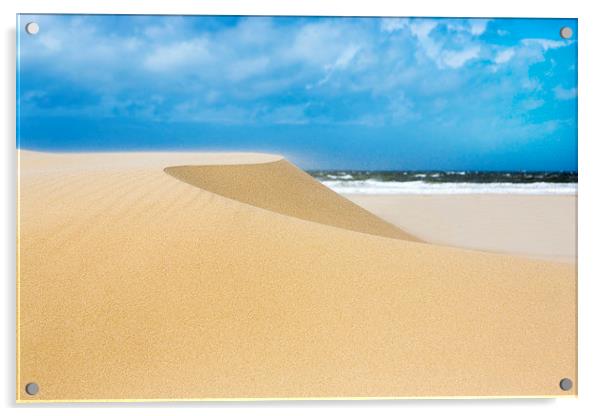  Sand Dunes Acrylic by David Hare