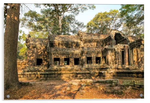 Angkor Wat Temple Acrylic by David Hare