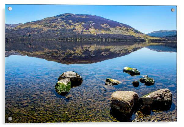 Loch Earn Acrylic by David Hare
