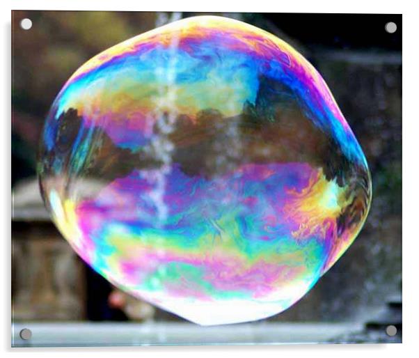 Big Bubble 2 Acrylic by Marina Gray