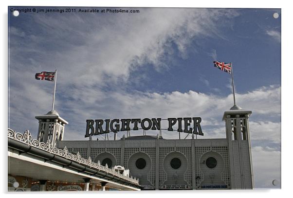 Brighton Pier Acrylic by jim jennings