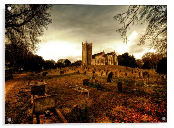 Holkham Church Norfolk Acrylic by Gypsyofthesky Photography