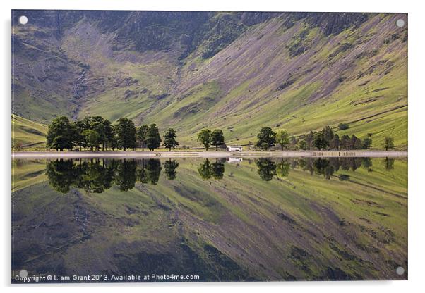 Buttermere, Lake District, Cumbria, UK in Summer Acrylic by Liam Grant