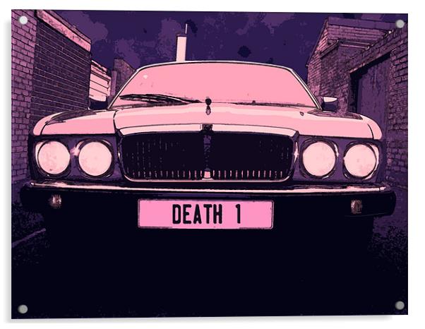 Death 1 Acrylic by Anth Short