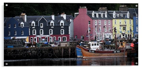 TOBERMORY ISLE OF MULL Acrylic by Anthony R Dudley (LRPS)
