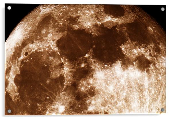 The Moon 2 Acrylic by stephen walton