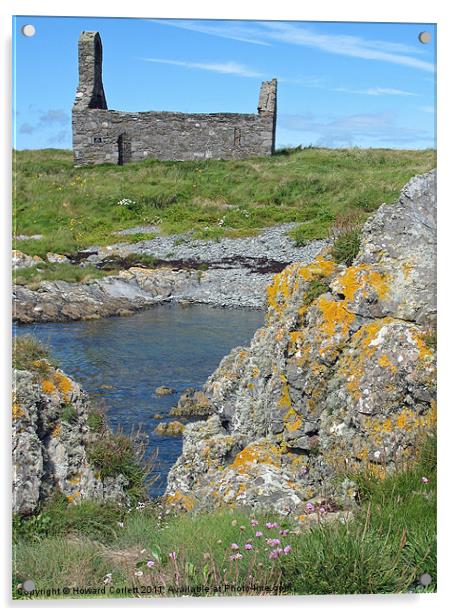 St. Michaels Chapel, Isle of Man Acrylic by Howard Corlett