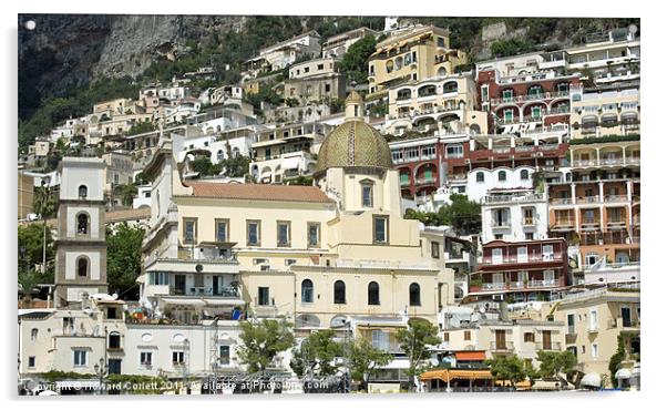 Positano, Amalfi Coast Acrylic by Howard Corlett