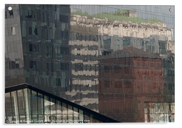 Liverpool fragmented Acrylic by Howard Corlett
