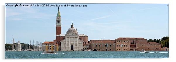 San Giorgio Maggiore Acrylic by Howard Corlett