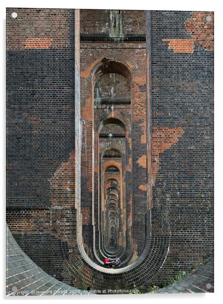 Ouse Valley Viaduct Acrylic by Howard Corlett